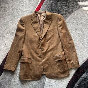 Ermenegildo Zegna Vintage Academia Brown Wool Sportcoat